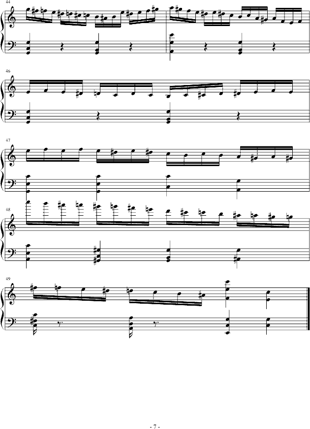 肖邦之魂(钢琴谱)7