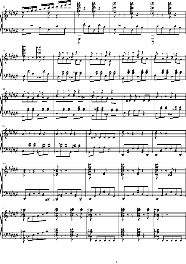 断弦之舞(钢琴谱)7