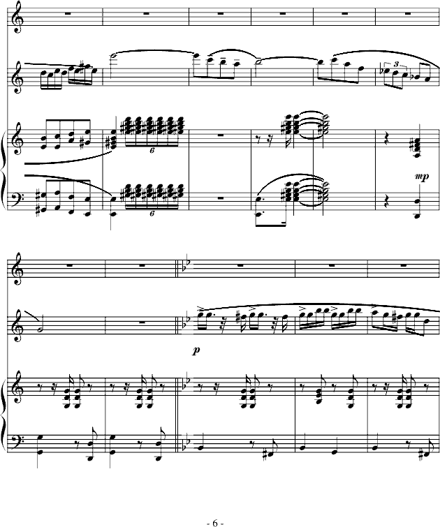 west life(钢琴谱)6