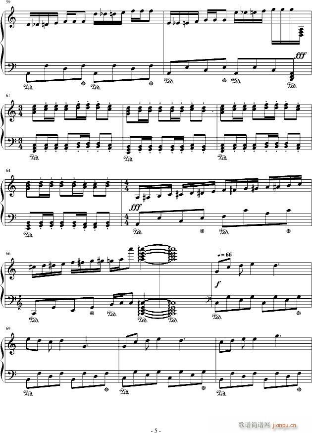 Larning(钢琴谱)5