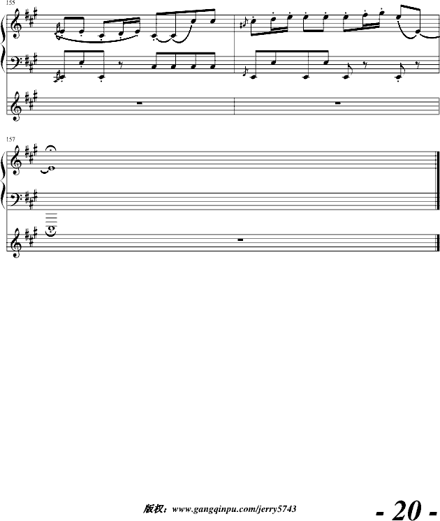 心之曲(钢琴谱)20