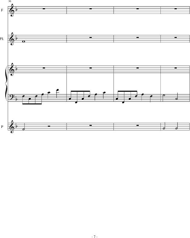 秋·思念(钢琴谱)7