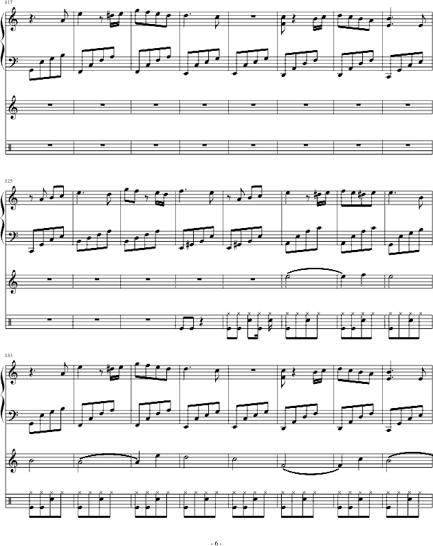 木偶的死亡舞步(钢琴谱)6
