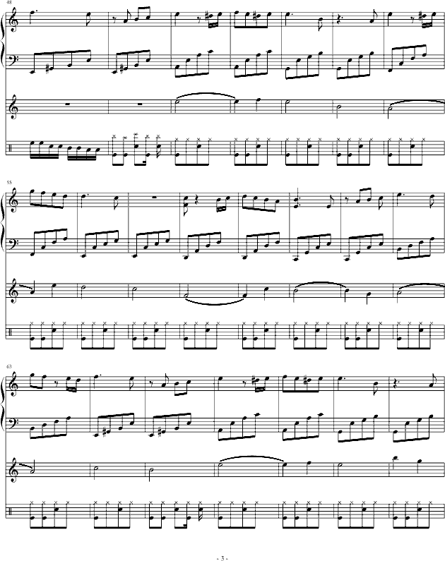 木偶的死亡舞步(钢琴谱)3