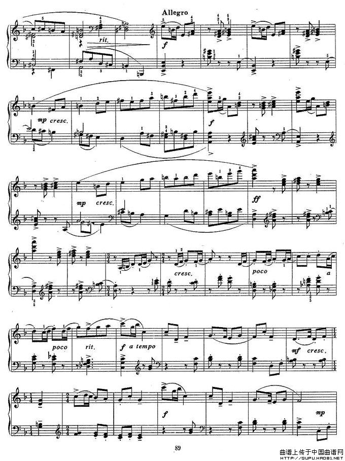 小奏鸣曲P2(钢琴谱)1