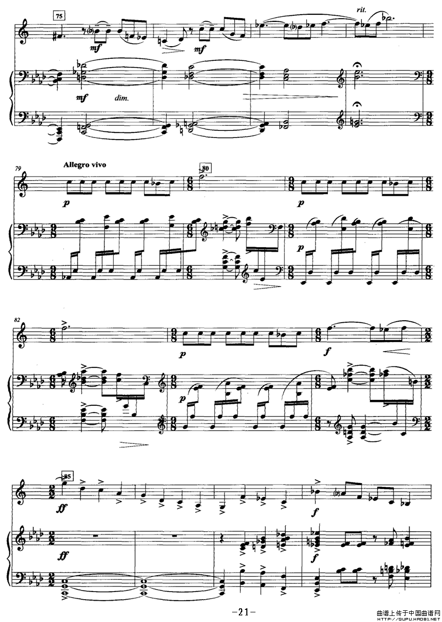 奏鸣曲P7(五字歌谱)1