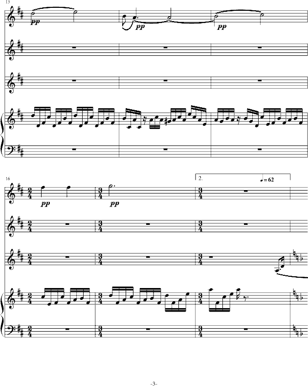 悲惨世界ON MY OWN伴奏版(钢琴谱)3