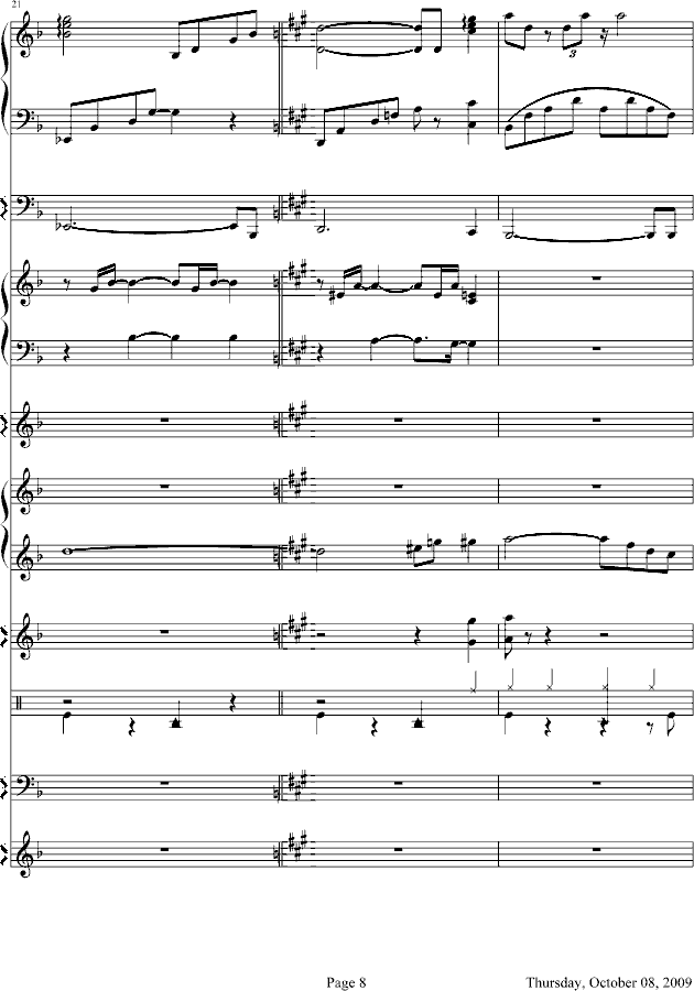[克莱德曼]  威尼斯无名士(钢琴谱)8