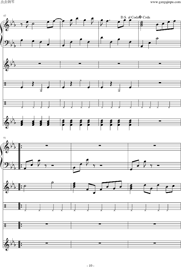 make it work(钢琴谱)10