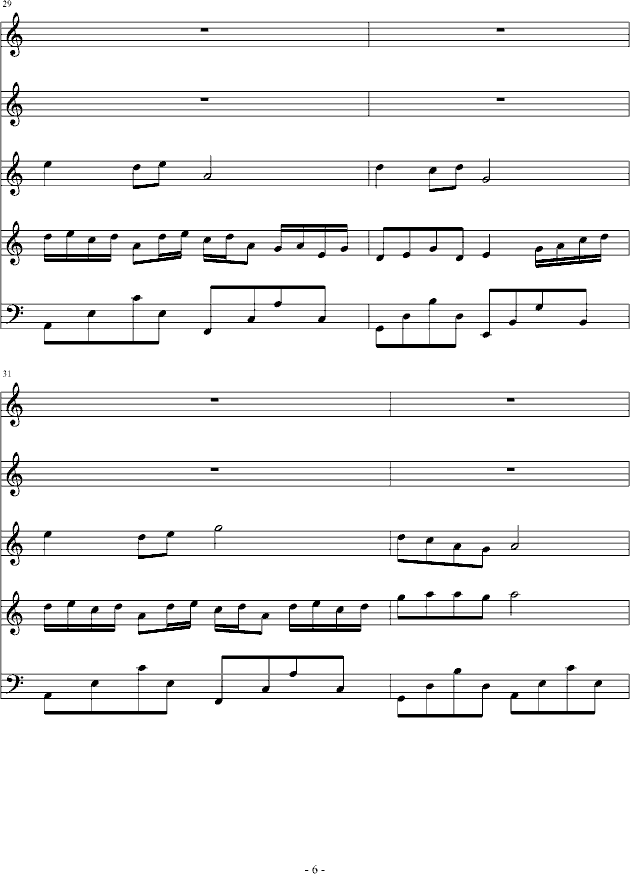 身體交換  (钢琴谱)6