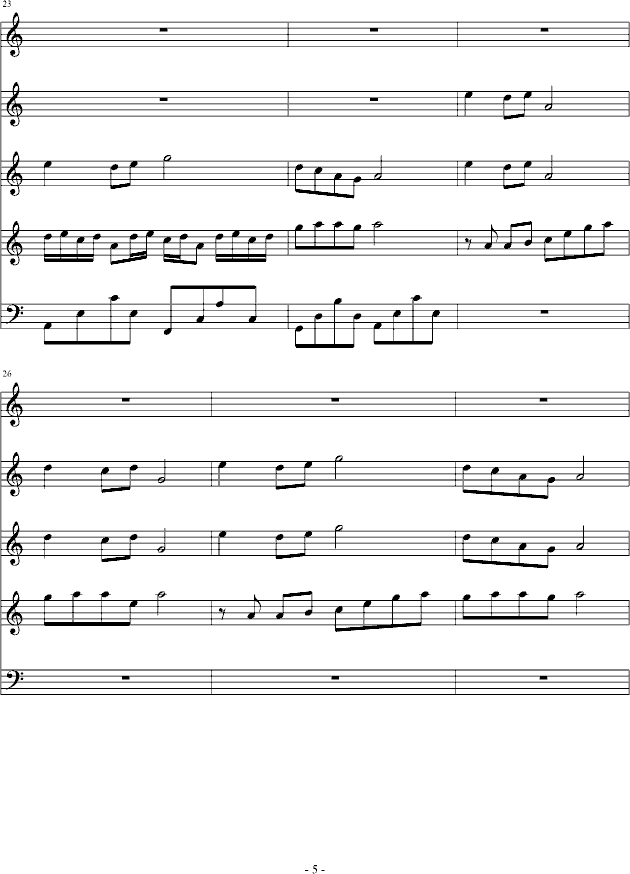 身體交換  (钢琴谱)5