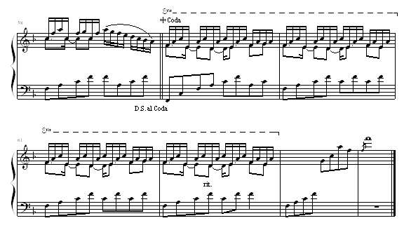 In the Mirror(钢琴谱)5