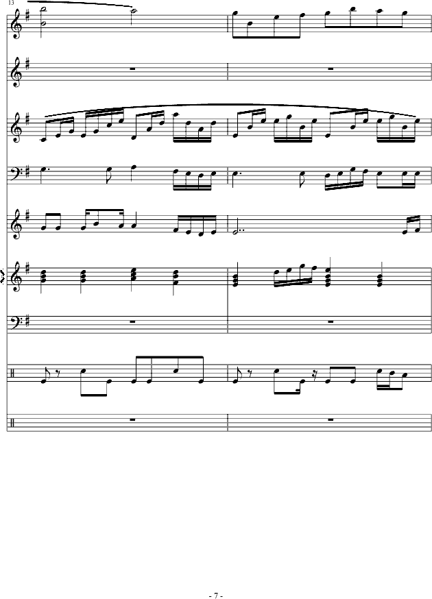 不能失去你(钢琴谱)7
