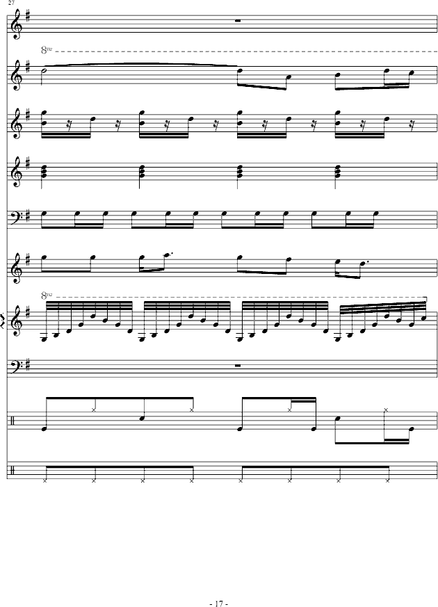 不能失去你(钢琴谱)17