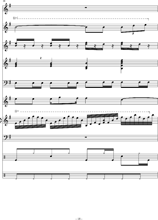 不能失去你(钢琴谱)18