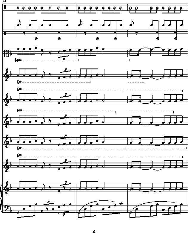 秋枫组曲 （一）(钢琴谱)5