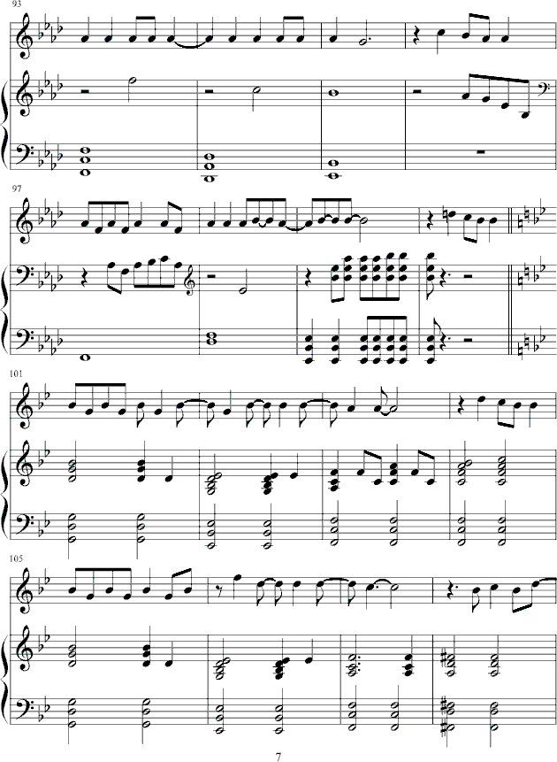 because of you(钢琴谱)7