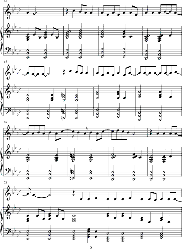 because of you(钢琴谱)5