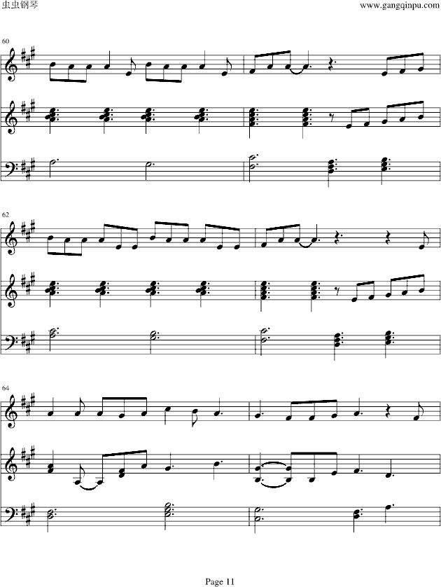 Teddy Bear(钢琴谱)11