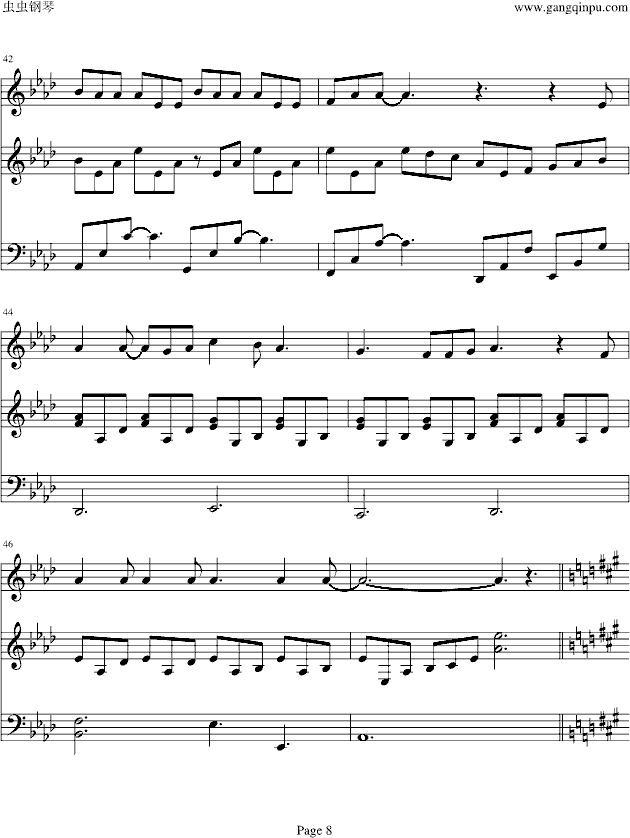 Teddy Bear(钢琴谱)8