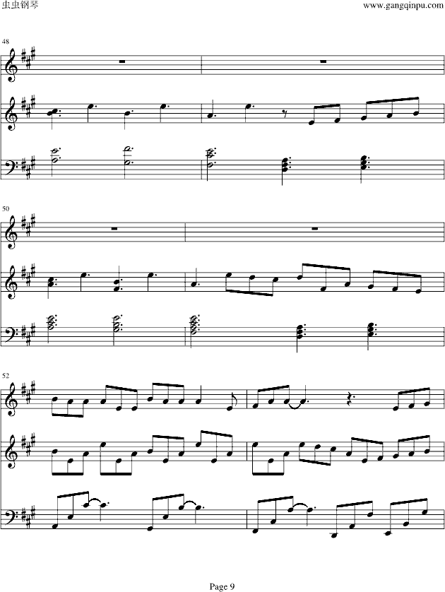 Teddy Bear(钢琴谱)9