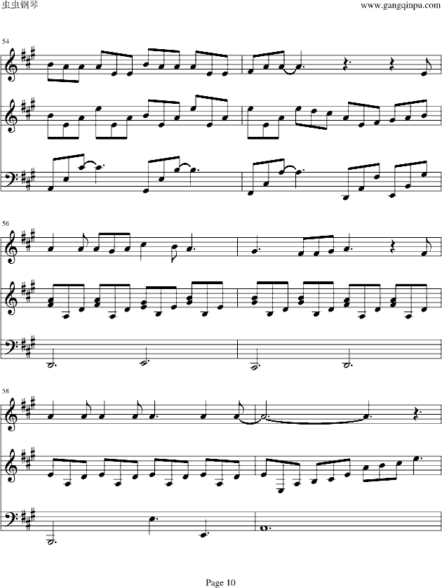 Teddy Bear(钢琴谱)10