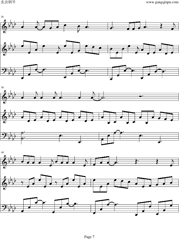 Teddy Bear(钢琴谱)7