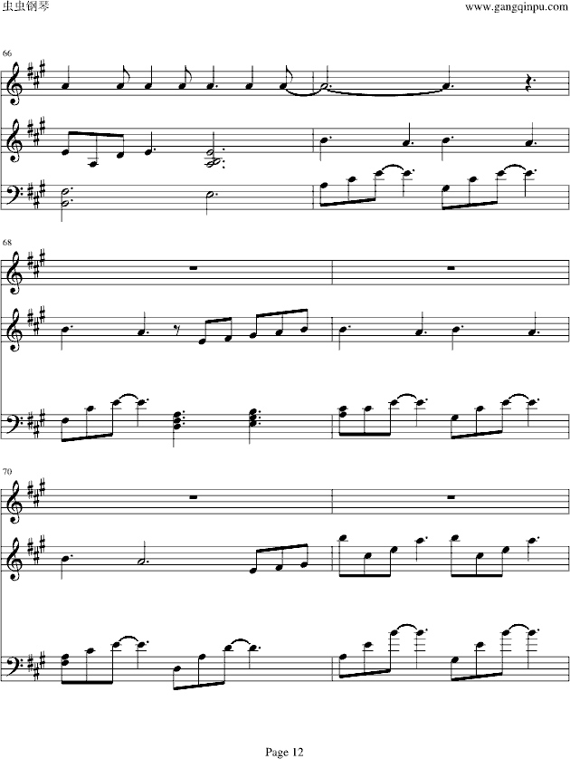 Teddy Bear(钢琴谱)12