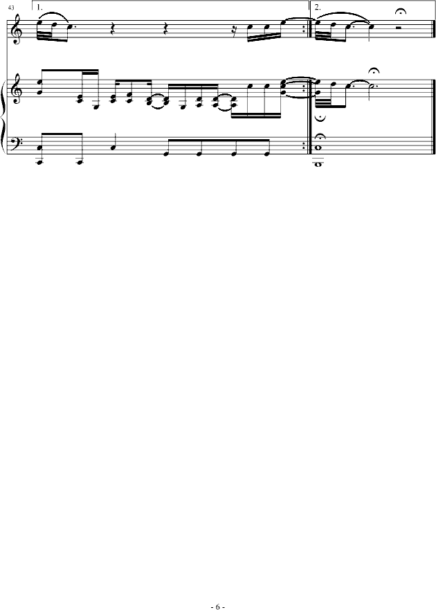free loop(钢琴谱)6