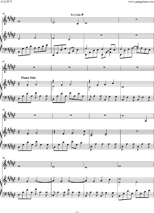The Winding Path(钢琴谱)3