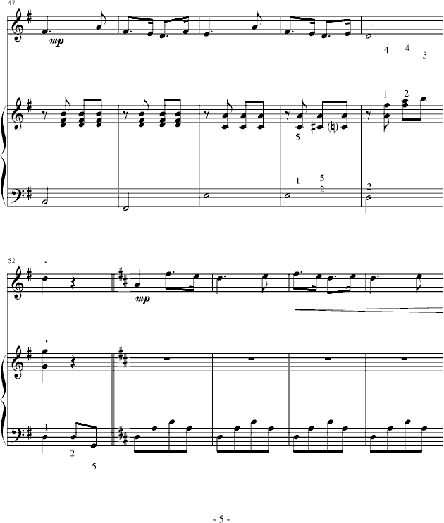 光明行(钢琴谱)5