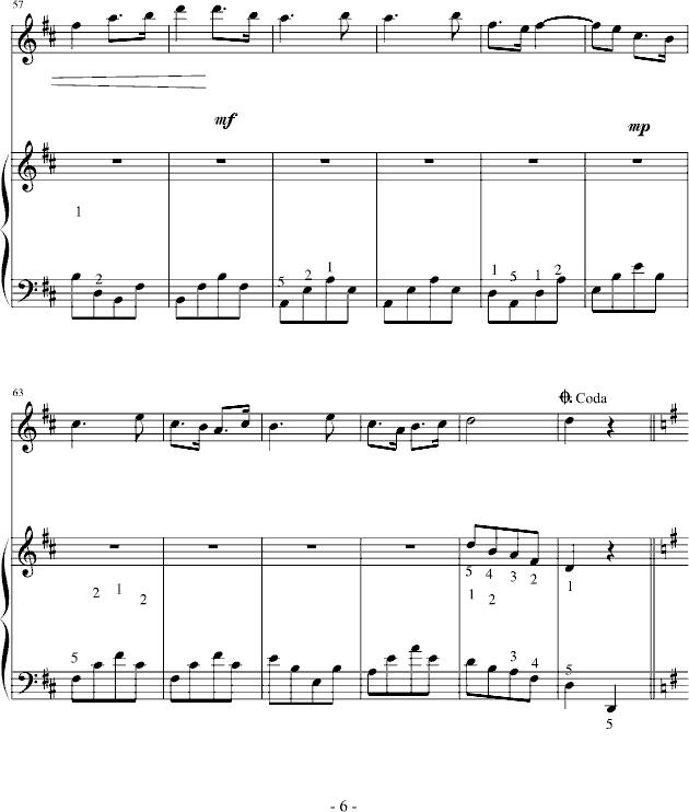 光明行(钢琴谱)6