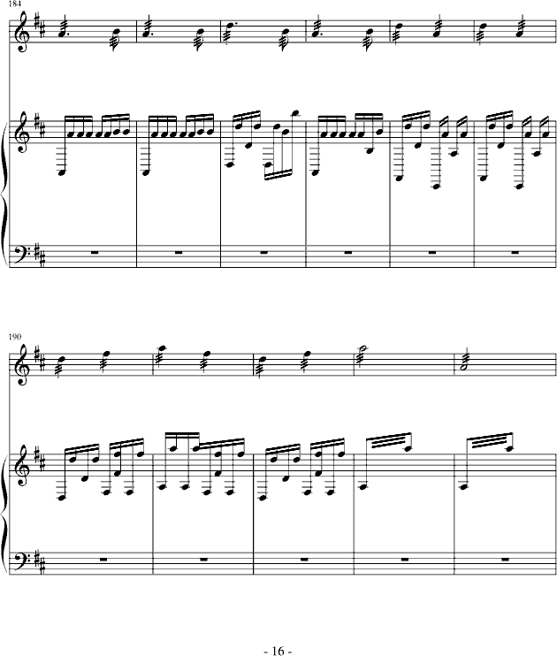光明行(钢琴谱)16