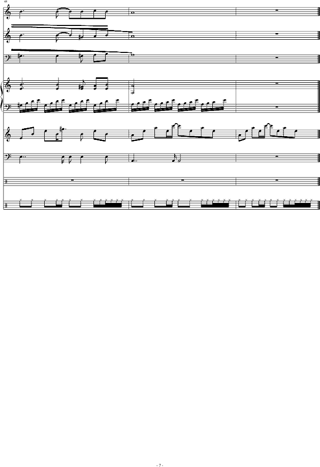 你不懂哥的心(钢琴谱)7