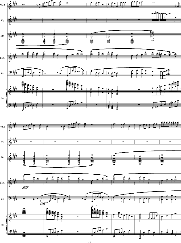 花开花败(钢琴谱)5