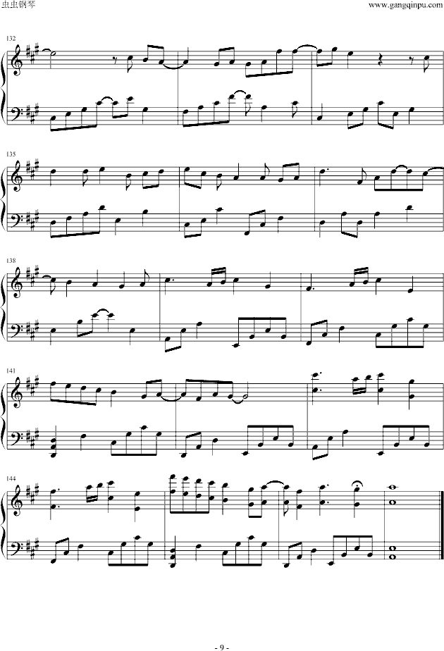 青春纪念册(钢琴谱)9