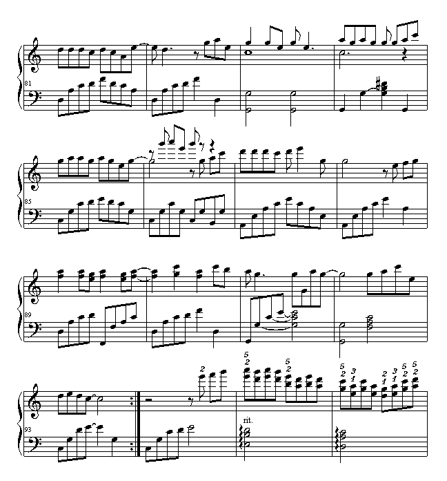 最浪漫的事(钢琴谱)6