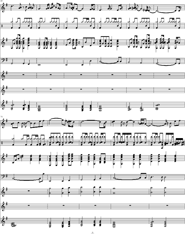 Questionning(钢琴谱)7