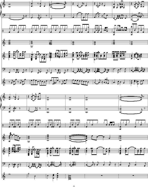 再版彩虹·梦(钢琴谱)8