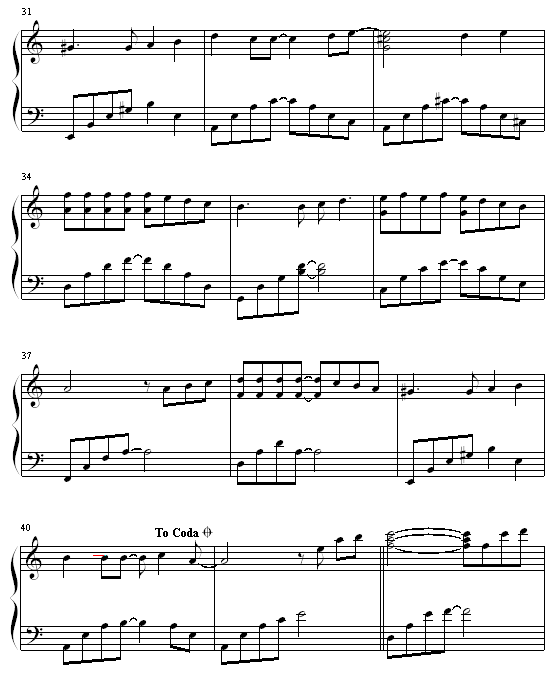 从开始到现在 (钢琴谱)3
