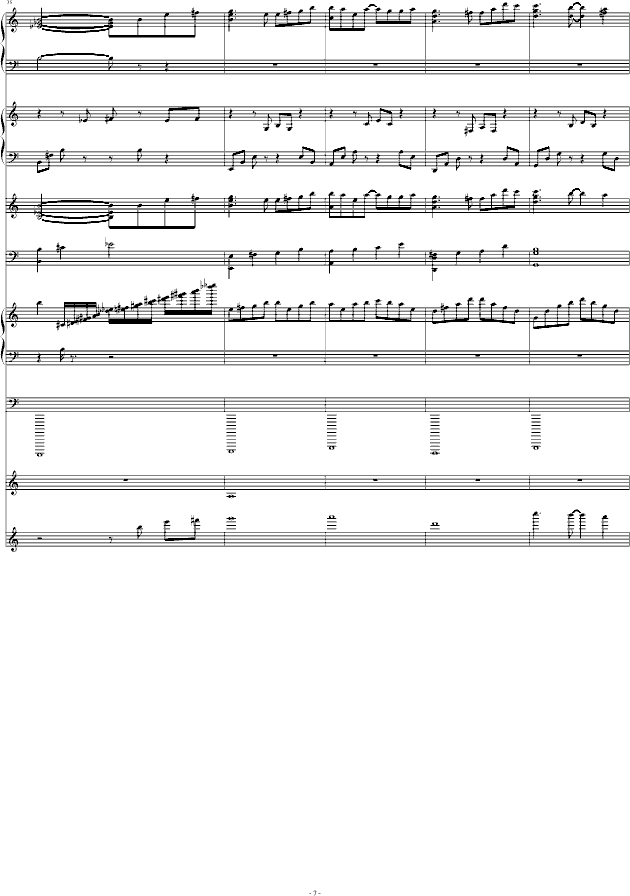 原创音乐片段 名字没想好。。。(钢琴谱)7
