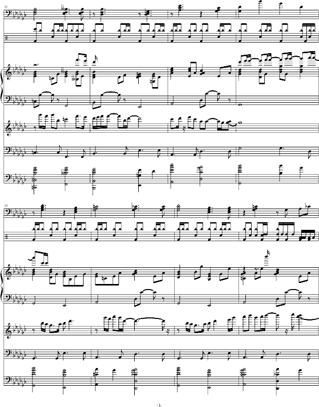 to make a turn(钢琴谱)3