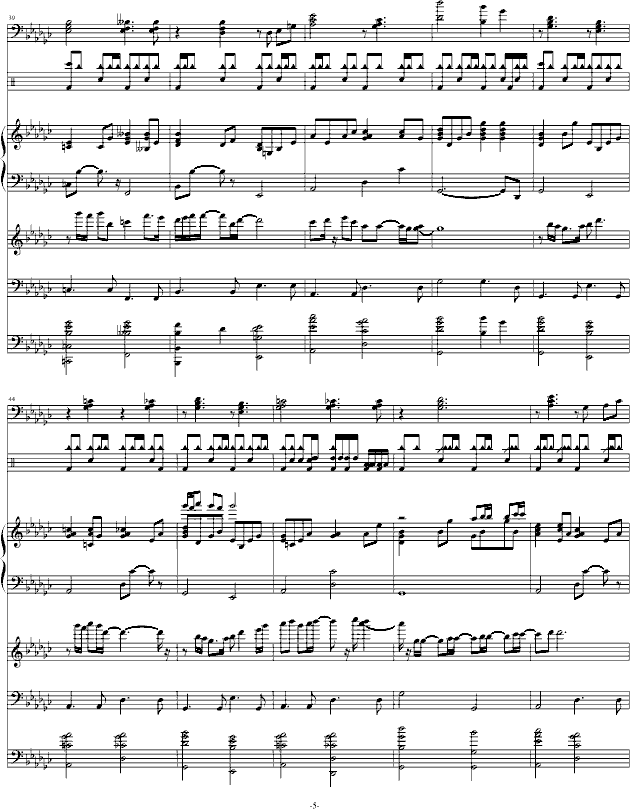 to make a turn(钢琴谱)5