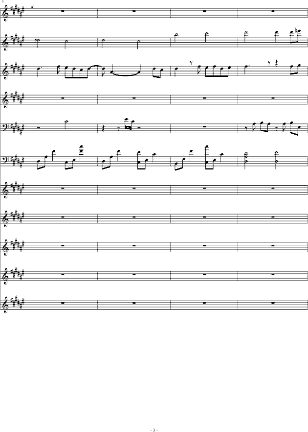 星语心愿(钢琴谱)3