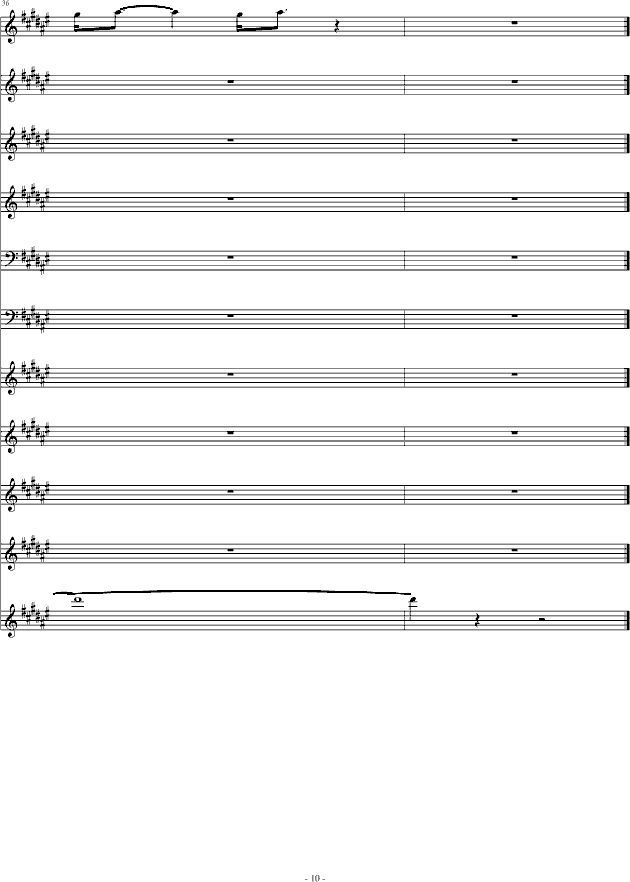 星语心愿(钢琴谱)10