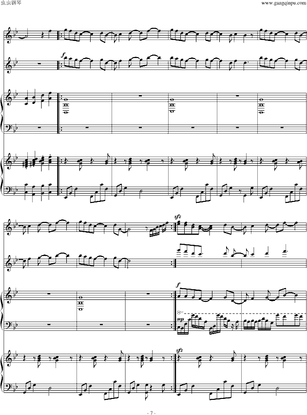 反方向的鐘(钢琴谱)7
