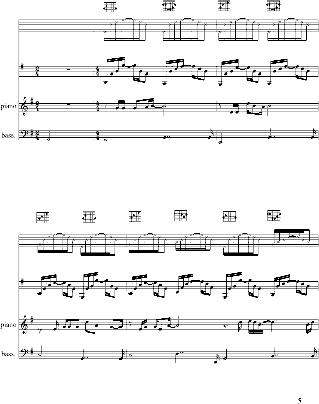 一生何求(钢琴谱)5