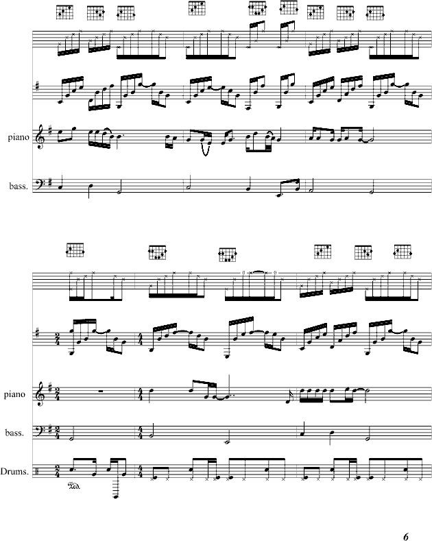 一生何求(钢琴谱)6
