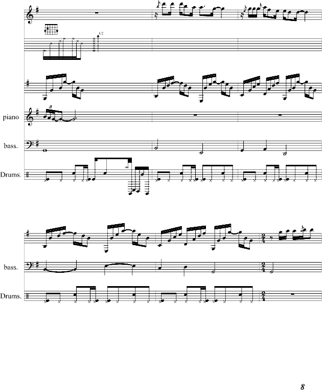 一生何求(钢琴谱)8