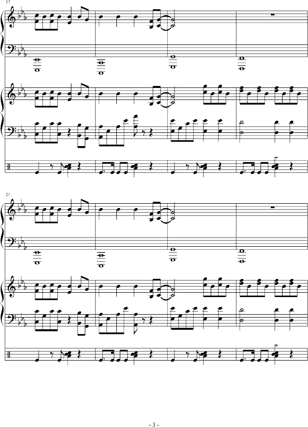 Apolpgize(钢琴谱)3